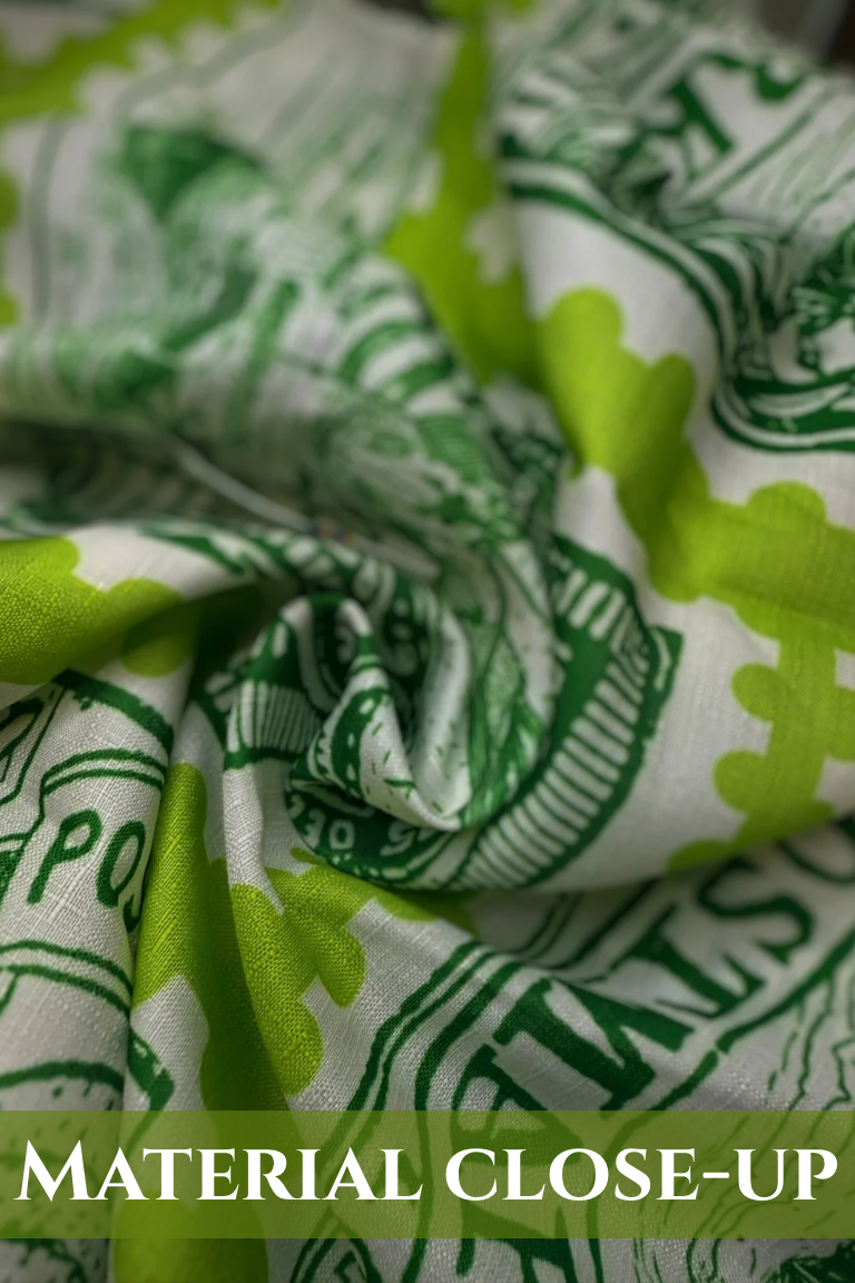 Postcard Belted Romper