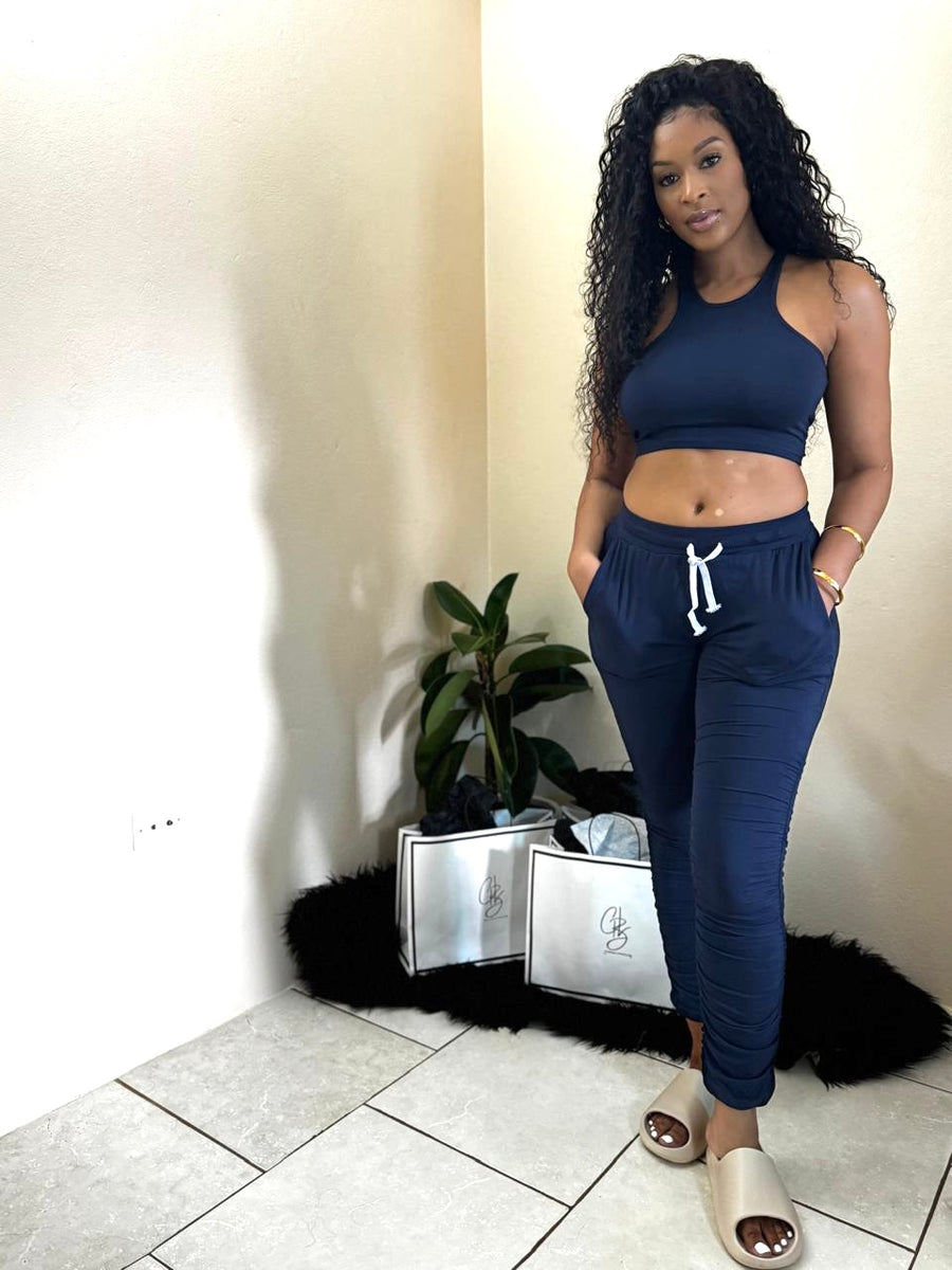 Reeka Runched Pants Set