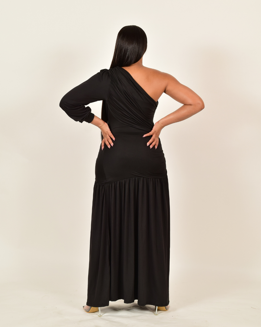 Stephanie Layer Cutout Maxi Dress