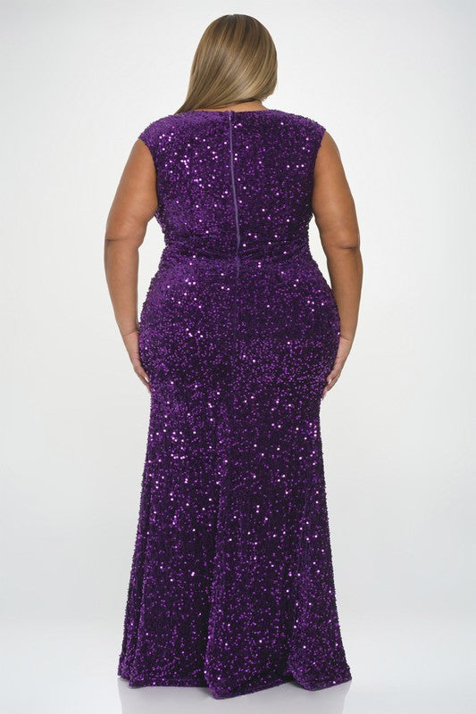 The Sweetheart Babe Velvet Plum