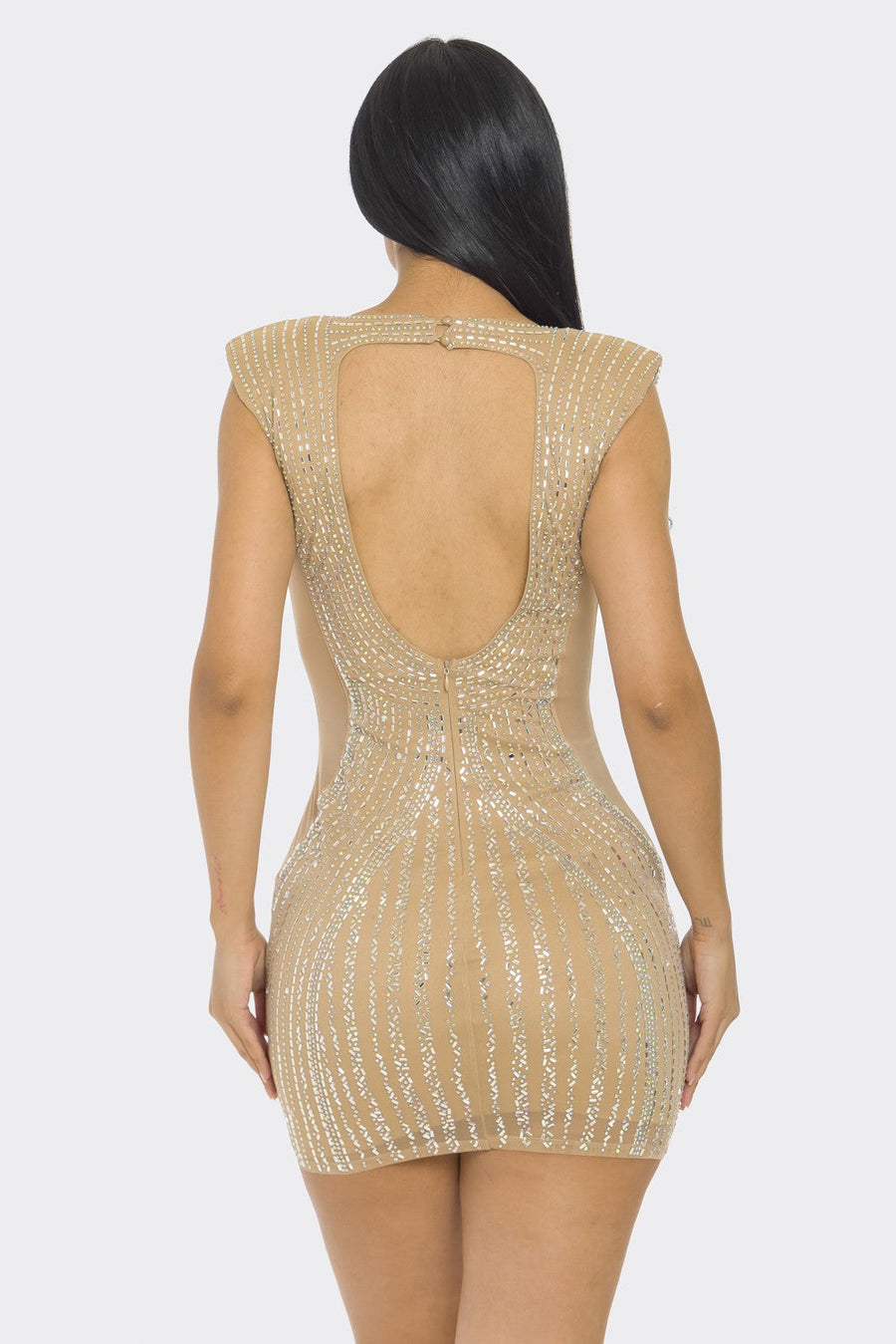 Done For Me Dress Nude