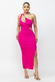 Split One Shoulder Maxi (Preorder)