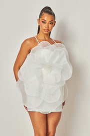 Isabella/Madeline 3D Flower Mini Dress