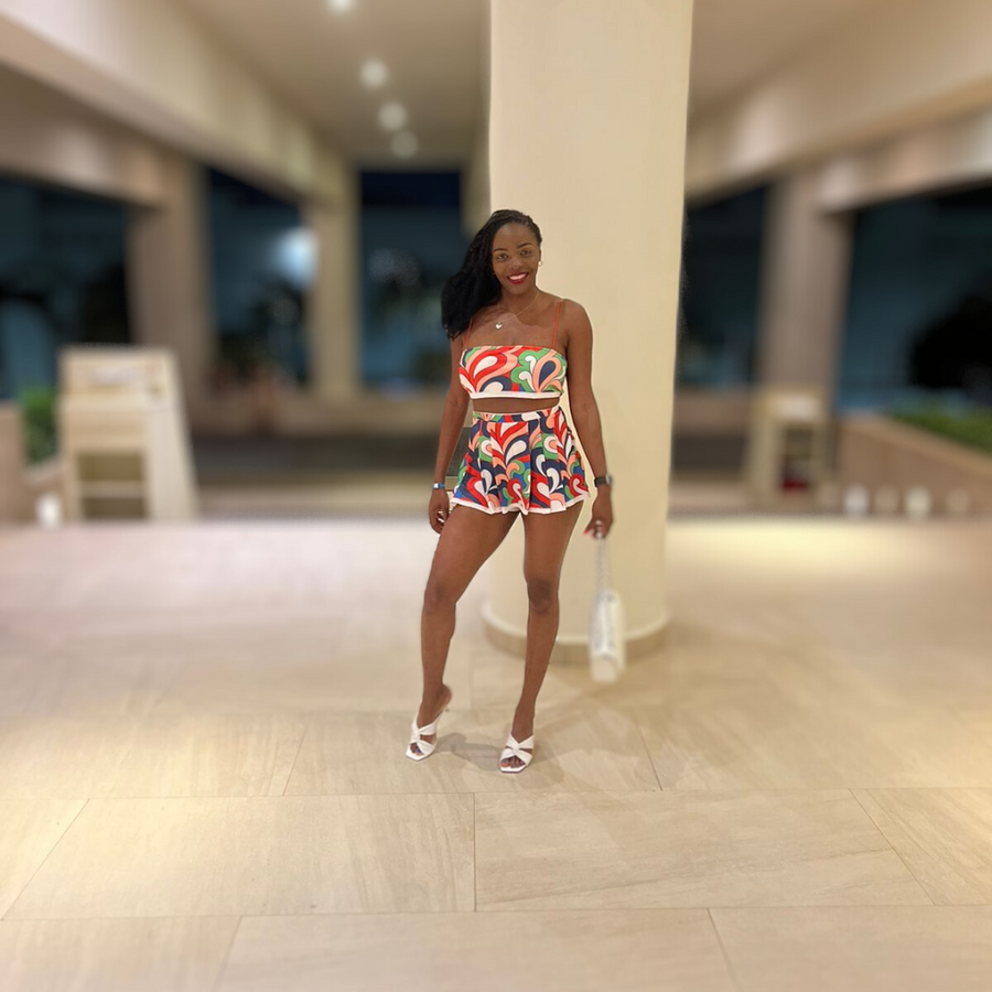 Groove Pleated Skort Set