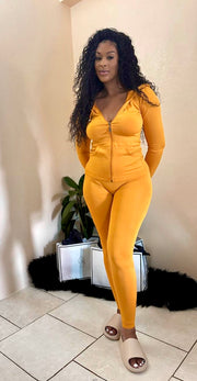 Hoodie Babe Mustard