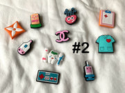 10 Pack Jibbitz Charms