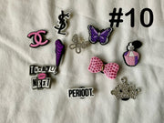 10 Pack Jibbitz Charms