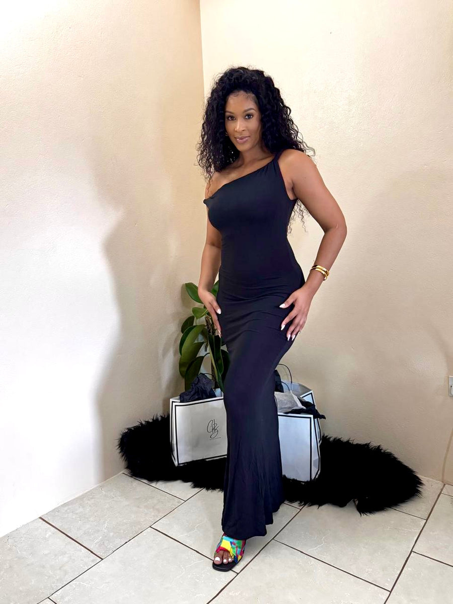 Twisted One Shoulder Dress