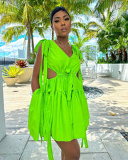 Summer Paradise Dress Green