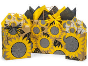 Sunflower Fields Kraft Bags 8x4.75x10.25"