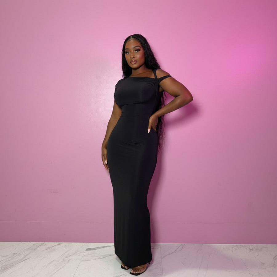 Twisted One Shoulder Dress