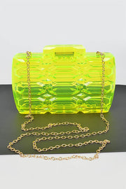 Are We Clear Neon Bag