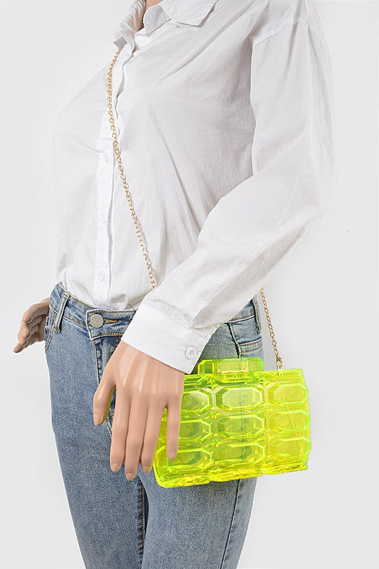 Are We Clear Neon Bag