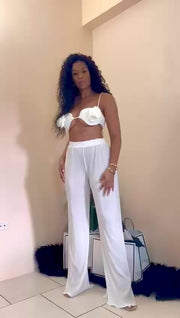 Flower Babe Pants Set