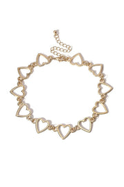 All Hearts Necklace - Gold