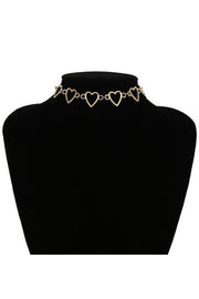 All Hearts Necklace - Gold