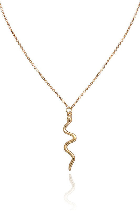 Snake Necklace -Gold