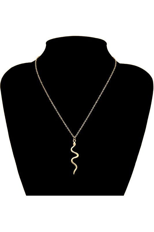 Snake Necklace -Gold