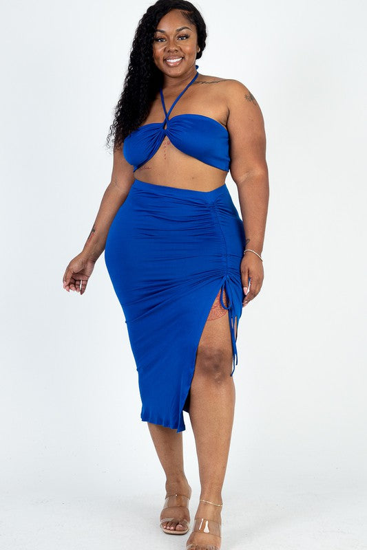 Janik Crop Set - Blue