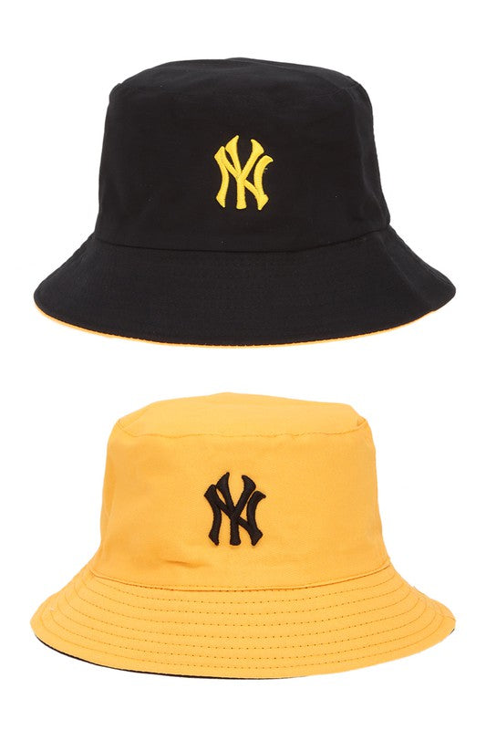 NY Bucket Hat - Yellow&Black