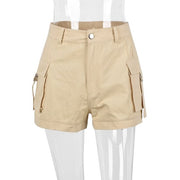 Dem Thighs Shorts -Khaki