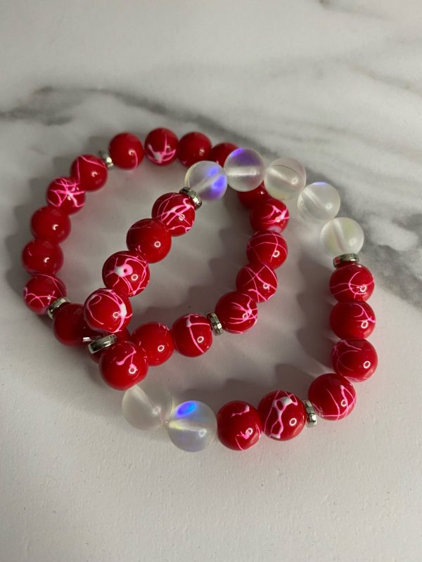 Twinnem Beaded Bracelet - Red