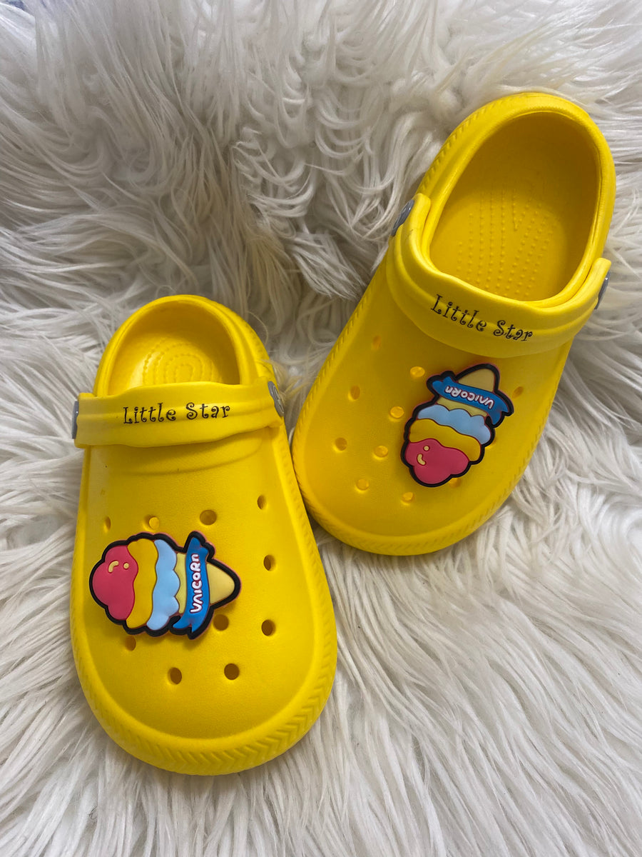 Little Stars Clogs - Yellow